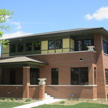 Prairie Style home in South Bend, IN