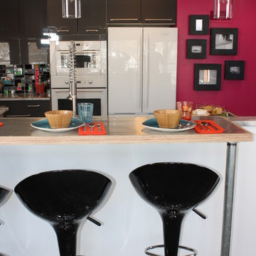Ski backsplash for a creative kitchen redo