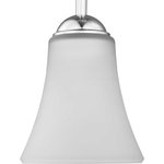 Progress - Progress P500288-015 Classic - 1 Light Mini-pendant - Classic 1 Light Mini Polished Chrome Etch *UL Approved: YES Energy Star Qualified: n/a ADA Certified: n/a  *Number of Lights: Lamp: 1-*Wattage:100w A19 Medium Base bulb(s) *Bulb Included:No *Bulb Type:A19 Medium Base *Finish Type:Polished Chrome