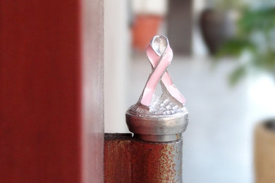 Pink Ribbon Decor to Benefit Breast Cancer Awareness Month