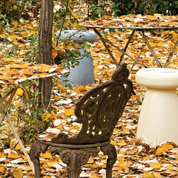 Porcino Outdoor Stool by Serralunga - Outdoor Footstools And Ottomans