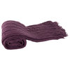 A&B Home Acrylic Cashmere Purple Throw 50 by 60-Inch, Purple