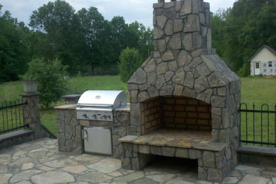 Inspiration for a craftsman patio remodel in Other