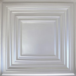 DCT 05 White Pearl Faux Tin Ceiling Tile - 24x24 - Ceiling Tile