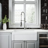 VIGO All-In-One 30" Casement Front Matte Stone Farmhouse Kitchen Sink Set