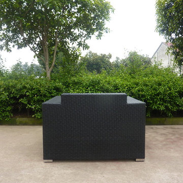 poly rattan sofa