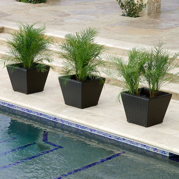 Portofino™ Comfort Woven Planter 3pk - Espresso