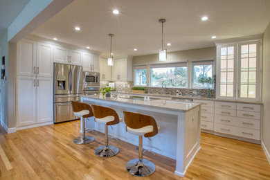 Inspiration for a large timeless home design remodel in Portland