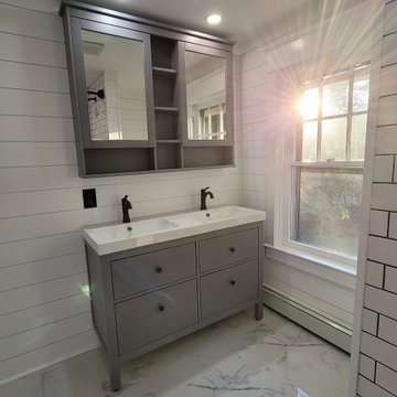 Full Bathroom Remodel - Rustic & Modern Blend