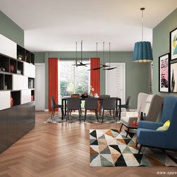 Whole house solution for a Boston family - Dining Sets