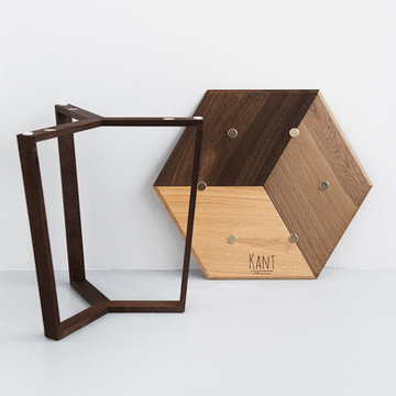 KANT coffe table - 3 tones of Oiled Solid Oak