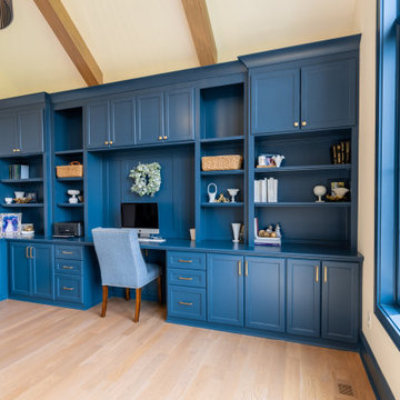 Beautiful Beams and a Blue Office