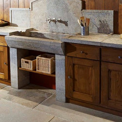 Kitchen Stone Sinks Antique (Mediterranean Style) - Kitchen Sinks