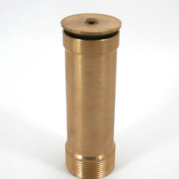 1 1/2" Brass Morning Glory Bell Nozzle - Outdoor Fountain And Pond Accessories