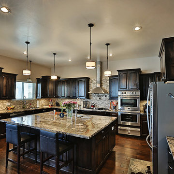 River Bordeaux Granite Counter Tops