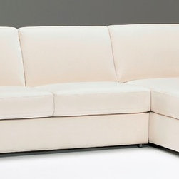 Natuzzi Editions Contemporary Leather Sectional Sofa B764 - Sectional Sofas