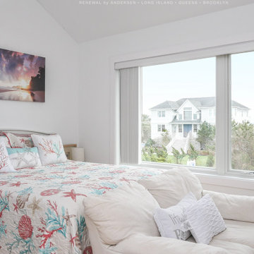 New Windows in Delightful Bedroom - Renewal by Andersen Long Island, NY