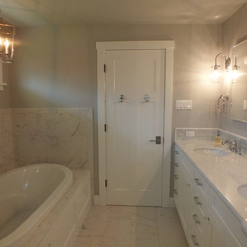 Classic porcelain marble Master Bath