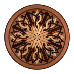 Oshkosh Designs Windsor Inlay Medallion - Hardwood Flooring