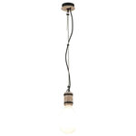 Troy Lighting - Troy Lighting F4554 Fulton - 15" One Light Small Pendant - Canopy Included: TRUE  Shade InFulton 15" One Light Rusty Iron/Salvaged  *UL Approved: YES Energy Star Qualified: n/a ADA Certified: n/a  *Number of Lights: Lamp: 1-*Wattage:60w Medium Base bulb(s) *Bulb Included:No *Bulb Type:Medium Base *Finish Type:Rusty Iron/Salvaged Wood