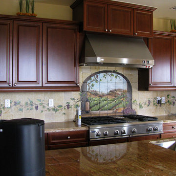 Kitchen Backsplash Murals / Wine Cellar Art & Murals