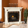 Weatherford Convertible Gel Fireplace, Ivory