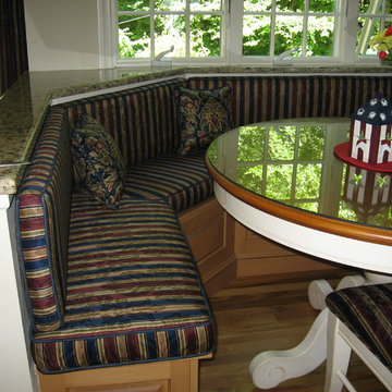 Seat Cushions for Banquette Area, Throw Pillows, Upholstered Chair