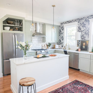 Bold, Eclectic Kitchen