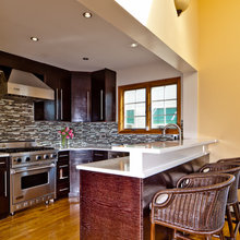 Living, kitchen, dining rooms