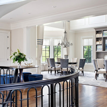 Approachably Elegant Upper Makefield Foyer