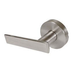 Designers Impressions - Designers Impressions Laurel Design Satin Nickel Dummy Door Lever - Door Levers