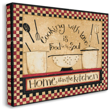 Cooking With Love Traditional Family Kitchen Phrase30x40