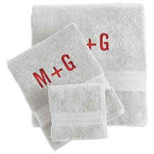 Contemporary Towels by Mark and Graham