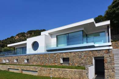 Idee per la facciata di una casa contemporanea