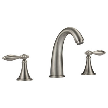 Lottare Two Handle solid brass Bathroom Faucet Brushed Nickel or Chrome
