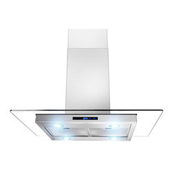AKDY - AKDY AG-ZCI Euro Stainless Steel Island Mount Range Hood - Range Hoods And Vents