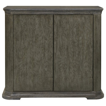 Reeded 2 Door Accent Chest with Shelves by Pulaski Furniture