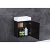 Modern Wall Mount Vanity Cabinet Sets - Style 10, Espresso