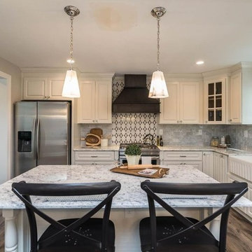 New Elegant Ivory Kitchen Cabients by FGM Cabinetry