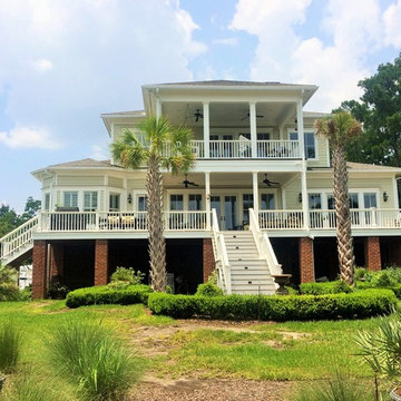 Traditional Elevated Lowcountry Home