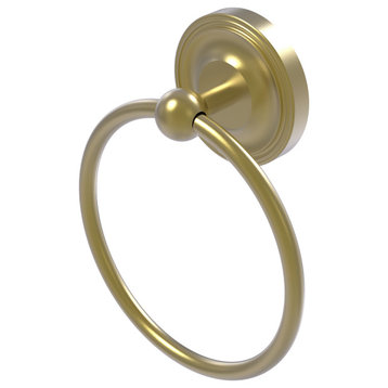 Regal Towel Ring, Satin Brass