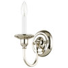 Cranford Wall Sconce, Polished Nickel