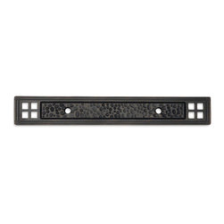 Cosmas - Cosmas 10554ORB Oil Rubbed Bronze 3&rdquo; CTC Cabinet Pull Backplate - Cabinet And Drawer Handle Pulls