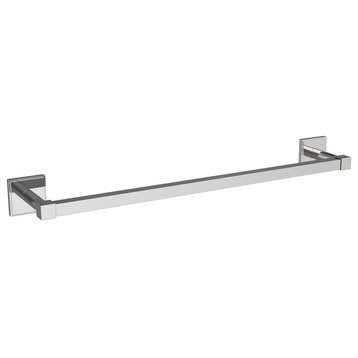 Appoint Traditional Towel Bar, Chrome, 18" Center-to-Center