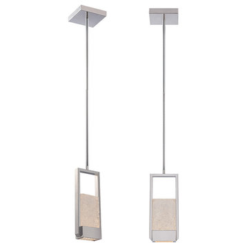 Modern Forms PD-52512 Swing 12"H LED Dimming Pendant - Chrome