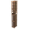 Designer 2-Column Display Wine Rack (Rustic Pine - Light Stain)