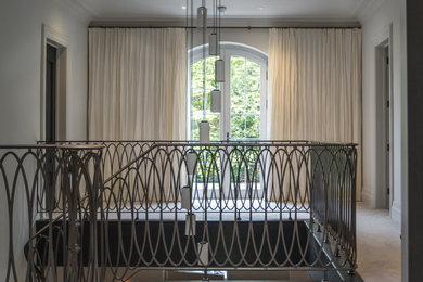 This is an example of an expansive contemporary home in London.
