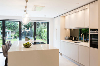 Design ideas for a contemporary kitchen in London.