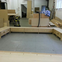 Library in solid English Oak - Bookcases