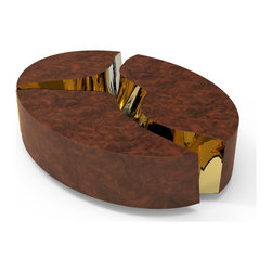 LAPIAZ OVAL WALNUT Center Tables - Coffee Tables
